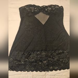 Black Frederick's of Hollywood teddy